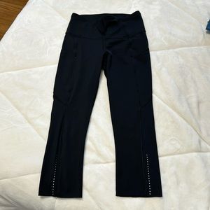 Lululemon fast and free cropped leggings